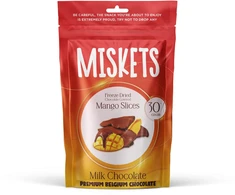 Miskets Milk Chocolate Coated Freeze Dried Mango 80g x12 (TR)