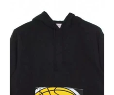Mitchell &amp; Ness NBA apkarpyto logotipo Los Angeles Lakers bliuzonas su gobtuvu juodas