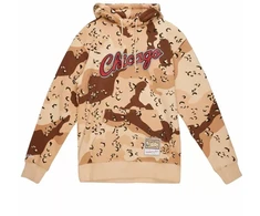Mitchell &amp; Ness NBA Chicago Bulls Camo atspindintis bliuzonas su gobtuvu