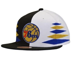 Mitchell &amp; Ness NBA Diamond Cut Filadelfijos 76ers Kepurė - HHSS1093-P76YYPPPBKWH