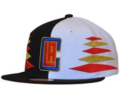 Mitchell &amp; Ness NBA Diamond Cut Los Angeles Clippers kepuraitė - HHSS1093-LACYYPPPBKWH