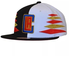 Mitchell &amp; Ness NBA Diamond Cut Los Angeles Clippers kepuraitė - HHSS1093-LACYYPPPBKWH
