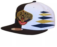 Mitchell &amp; Ness NBA Diamond Cut New Orleans Pelicans kepuraitė - HHSS1093-NOPYYPPPBKWH