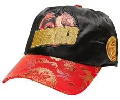 Mitchell &amp; Ness NBA Houston Rockets Nauja Aušra Dad Cap - 6LUOMM20058-HROBLCK