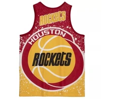 Mitchell &amp; Ness NBA Houston Rockets Vyriška Rankovių Maikutė