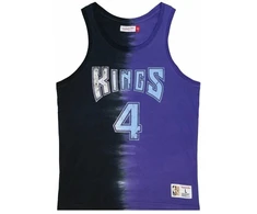 Mitchell &amp; Ness NBA Sacramento Kings Chris Webber Medvilninis marškinėliai be rankovių su tie-dye raštu - TTNK3206-SKIYYCWEBKPR