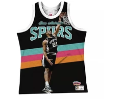 Mitchell &amp; Ness NBA San Antonio Spurs Tim Duncan marškinėliai be rankovių