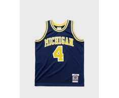 Mitchell &amp; Ness NCAA Swingman Road Džersis Mičiganas 1991 Chris Webber SMJY4437-UMI91CWEASBL