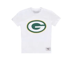Mitchell &amp; Ness NFL komandos logotipas Marškinėliai Žalias Bay Packers M BMTRINTL1053-GBPWHIT