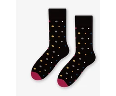 Mix Dots 140-051 Juodos spalvos kojinės