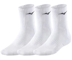 Mizuno Treniruotės Vidutinio Ilgio Kojinės 3 Paki 32GX250501