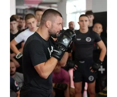 MMA treniruočių pirštinės M - Warrior Juodas - LegacySeries