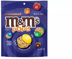 M&amp;M's pop'd Caramel Feeze Dried bag 155g x 8 pcs (USA)