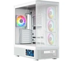 MODECOM Volcano Volcano AQ400 ARGB Midi Baltas