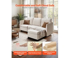 VEVOR Modulinė sofa lova su paslėpta saugykla
