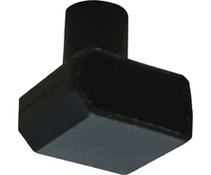 Modulinio LED sieninio fasado šviestuvo užbaigimas, juodas, 1vnt., FBLS79-80