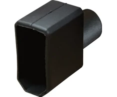 Modulinio LED sieninio fasado šviestuvo užbaigimas, juodas, 1vnt., FSLS79-80