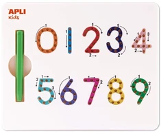 Mokomoji magnetinė lenta 123 SKAIČIAI - Apli Kids