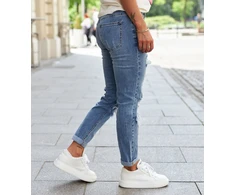 Mom fit“ džinsai su Forconese“ įplėšomis