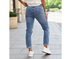 Mom fit“ džinsai su Forconese“ įplėšomis