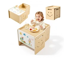VEVOR Montessori nujunkymo stalo ir kėdės rinkinys