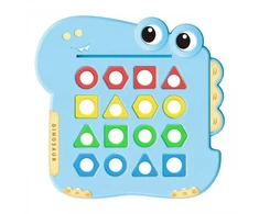 WOOPIE Žaidimas Montessori Dinozauras - Formų Atitikimo Žaidimas