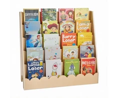 VEVOR Vaikiška montessori knygų lentyna, 5 aukštų