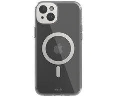 Moshi iGlaze MagSafe - dėklas skirtas Apple iPhone 15 Plus Luna Sidabrinis