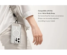 Moshi iGlaze MagSafe - dėklas skirtas Apple iPhone 16 Pro Max Luna Sidabrinis