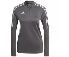 Moterims adidas Condivo 22 treniruočių džemperis pilkas HD2308