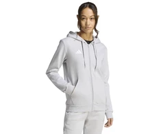 Moterims adidas Entrada 26 džemperis su pilnu užtrauktuku, pilkas KF5936
