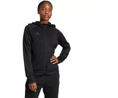 Moterims adidas Tiro 25 Sportinis džemperis su pilnu užtrauktuku, juodas JD9079
