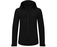 Moterims skirta softshell striukė žygiams (juoda)