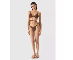 Moterims skirtas bikini viršus 4FWSS24UBKBF042-81S Rudas 4F