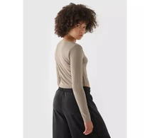 Moteriška 4F ilgomis rankovėmis, slim fit, lygi palaidinė 4FRSS24TLONF499-82S
