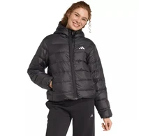 Moteriška adidas Essentials Climawarm lengva pūkinė striukė su gobtuvu Juoda KC1580