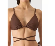 Moteriška bikini viršutinė dalis 4F 4FWSS24UBKTF041-81S Ruda