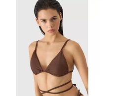 Moteriška bikini viršutinė dalis 4F 4FWSS24UBKTF041-81S Ruda