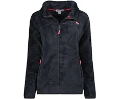 Moteriška flisinė striukė Geographical Norway Upalood, juoda