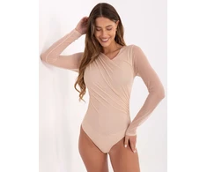 Moteriška glaustinukė su apvalia iškirpte Italy Moda, smėlio