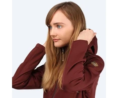 Moteriška ilga softshell striukė Icepeak Pukalani, ruda