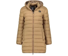 Moteriška ilga striukė Geographical Norway Atikamap, rusvai pilka
