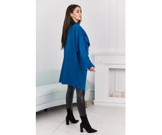 Moteriška mėlyna narzутka su kišenėmis Cape with pockets nautical