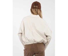 Moteriška oversize palaidinė smėlio spalvos