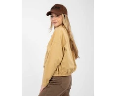 Moteriška oversize palaidinė smėlio spalvos