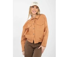 Moteriška oversize palaidinė tamsiai oranžinė