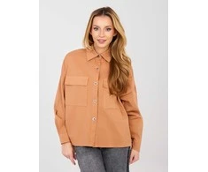 Moteriška oversize palaidinė tamsiai oranžinė