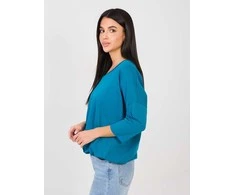 Moteriška oversize palaidinė turkio spalvos