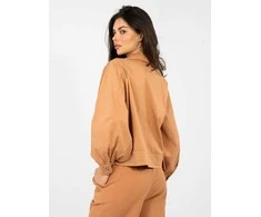 Moteriška oversize striukė tamsiai oranžinė