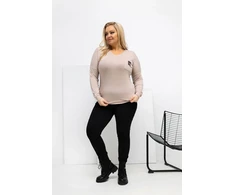 Moteriška palaidinė ilgomis rankovėmis Plus Size Relevance